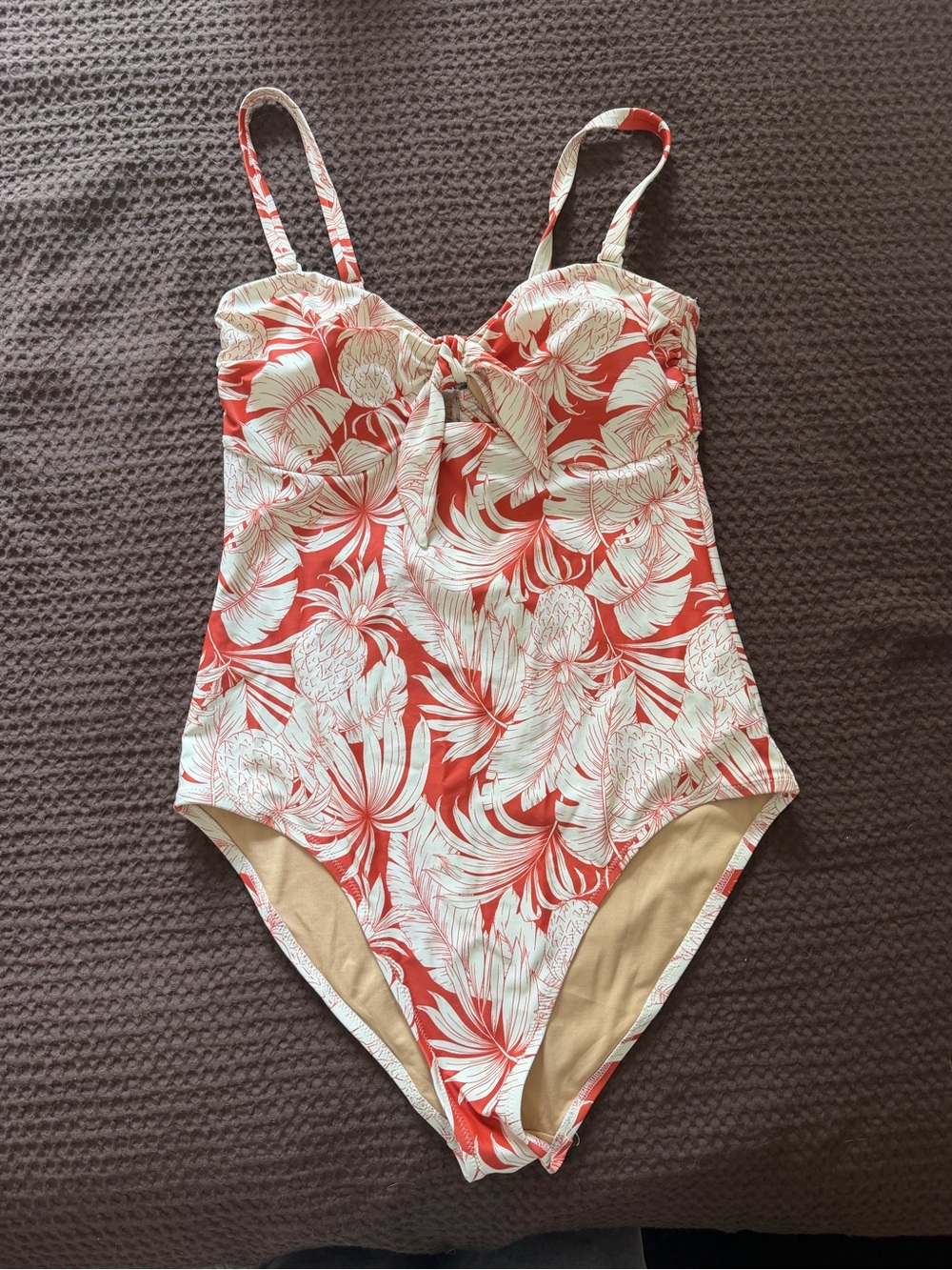 One-Piece Swimsuit with Adjustable Straps